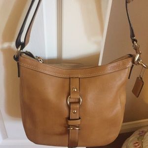 COACH Chelsea Leather shoulder bag.