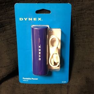 BRAND NWT Dynex portable charger 2000mAh