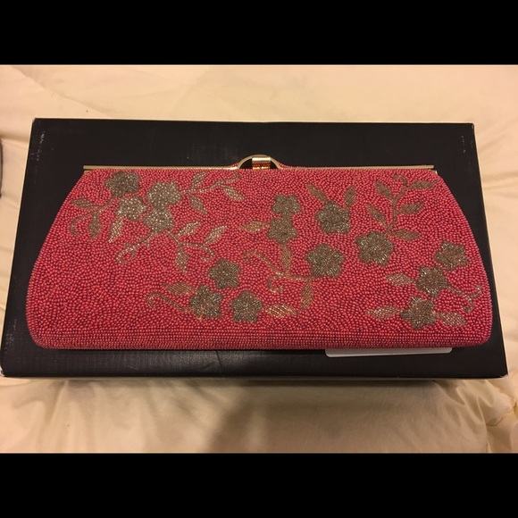 Gorgeous hand beaded clutch