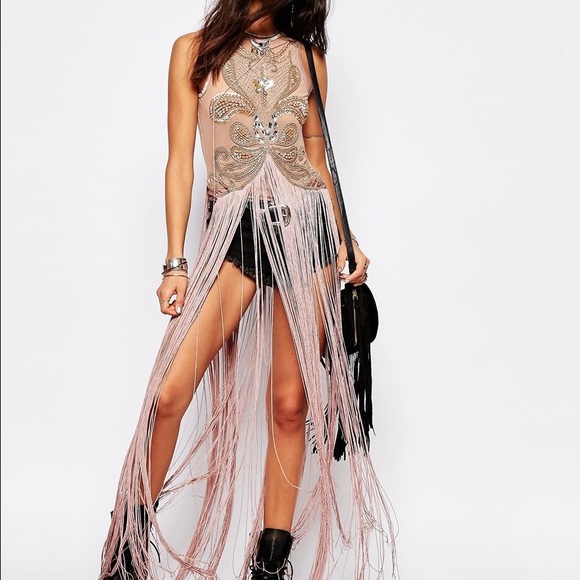 ASOS bodysuit: A Star is Born!! Long fringe, NWT!!