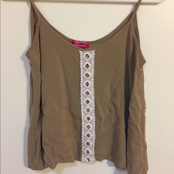 Tan Body Central Tank Top Size S