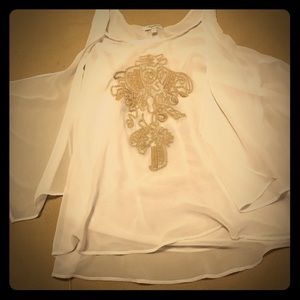 fun spring and summer sheer flowy top