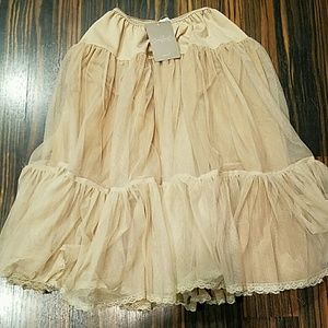 Anthropologie layered flow skirt