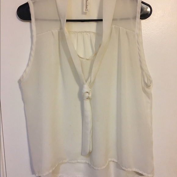White Tank Top Size M