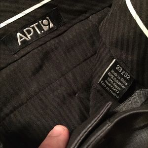 Apt 9 gray metallic dress pant
