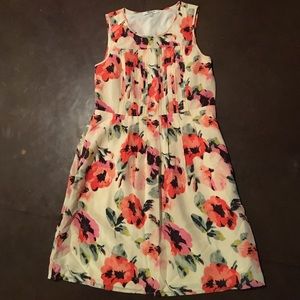 Madewell silk floral dress