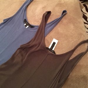 BCBG MAX AZRIA Ribbed Knit Tank Dress Pair