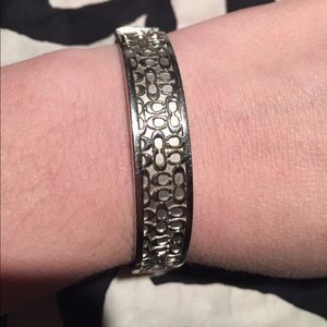 COACH silver bangle