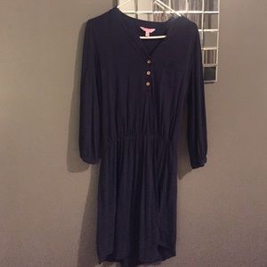 Navy Beckett Dress