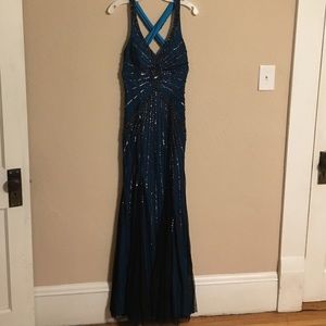 Beaded prom dress