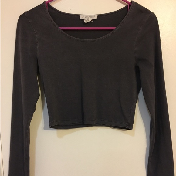 Grey Forever 21 Crop Top Size M