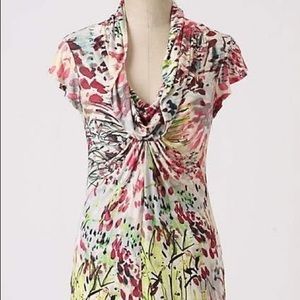 Anthropologie - "Fountain Overflowing" Tee, size M