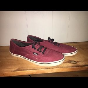 Maroon Van Shoes