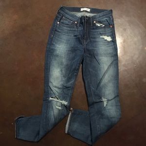 Madewell Highriser skinny