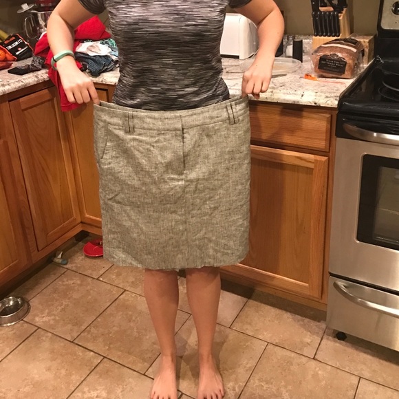 Ann Taylor Loft high wasted pencil skirt size 8