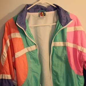 Vintage London Fog Windbreaker / Unisex / M