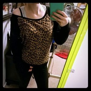 Size small cheetah print long sleeve