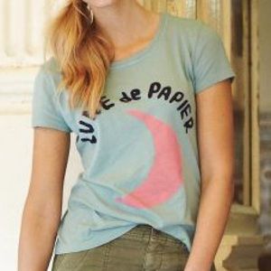 Anthropologie "Francophile Tee" by t.la, size S