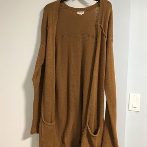 Urban Outfitters Long tanned cardigan