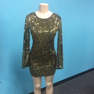 Gold Party Dress