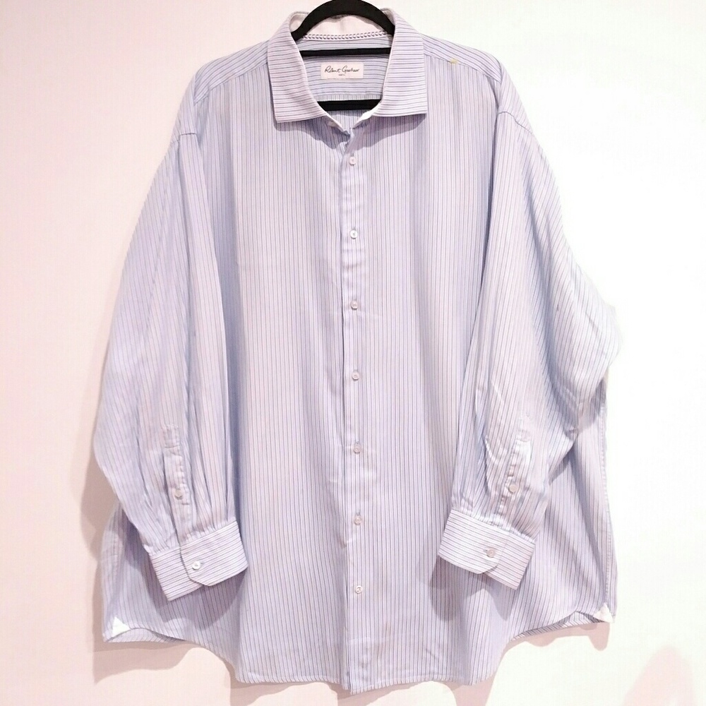 Robert graham shirt 19 dress shirt button down 3xl