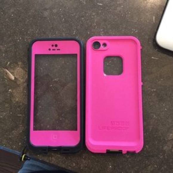 iPhone 5/5s/SE Hot Pink Lifeproof Case - Picture 2 of 3