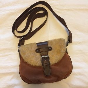 PacSun Handbags - Fur&Suede Crossbody Purse