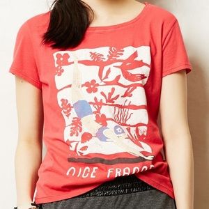 Anthropologie - "Francophile Tee" by t.la, S