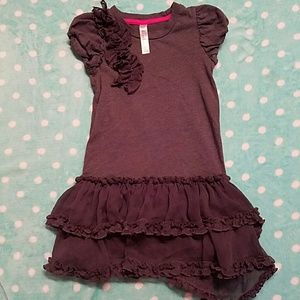 Girls Ruffle GREY dress!