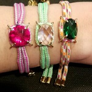 Juicy Couture Jewelry - Juicy Couture Friendship Bracelet - Pink Rhineston Juicy Couture Jewelry - Juicy Couture Friendship Bracelet - Pink Rhineston