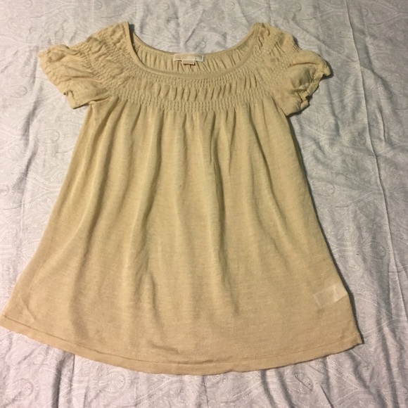 Michael Kors Cream Short-sleeve Top - Picture 1 of 1