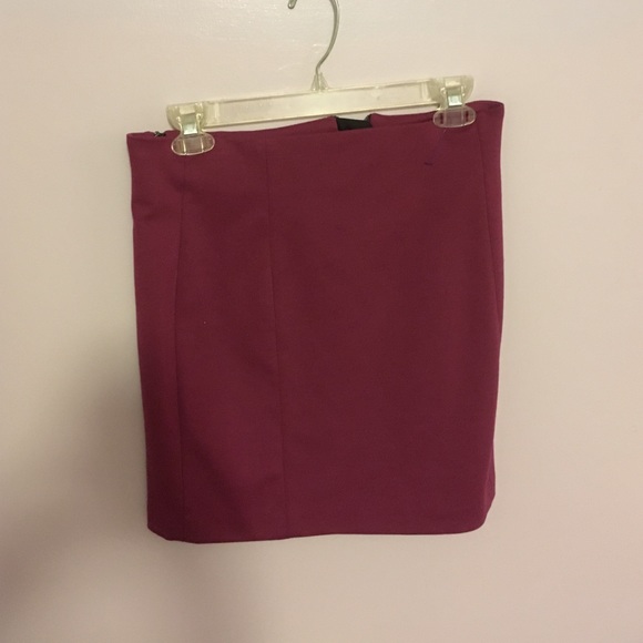 Maroon Skirt