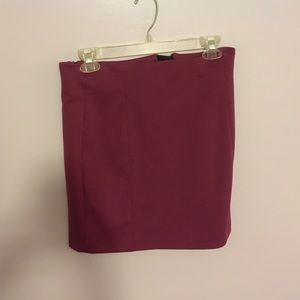 Maroon Skirt