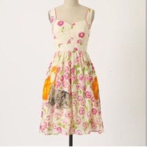 Anthropologie - "Floreat Morning Stroll" dress, 4