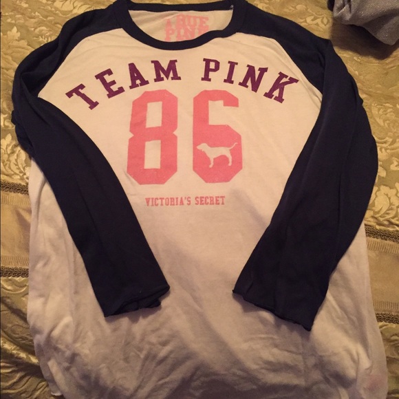 PINK quarter sleeve t shirt
