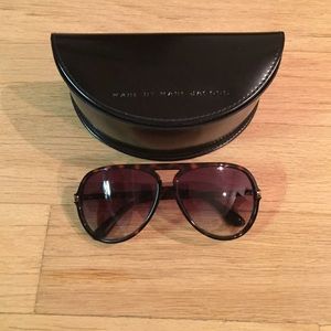 Marc Jacobs Tortoise Navigator Sunglasses