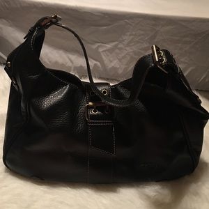 Tommy Hilfiger Black Leather Handbag