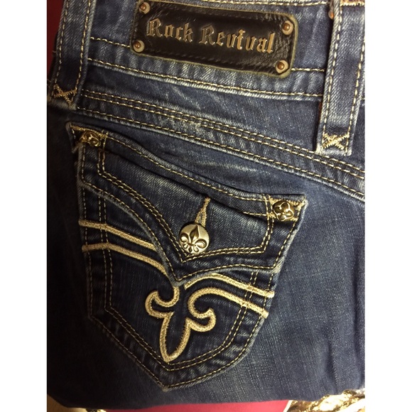 Rock revival size 27 boot cut jeans