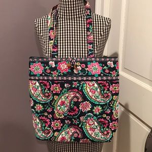 Vera Bradley (petal paisley) tote bag