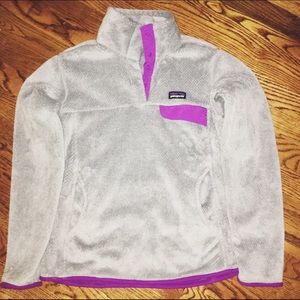 Grey and purple patagonia.