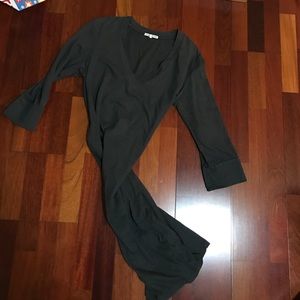 James Perse V-Neck Dress - Gray