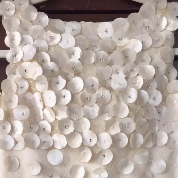 Biscotti girls party dress Ivory size 10 rtl $104