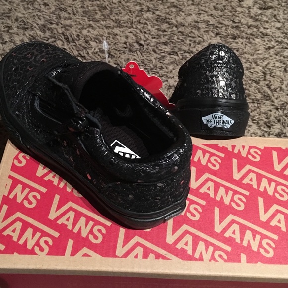 SOLD!NWT Old School Zip Metallic Leopard Vans - Picture 3 of 4
