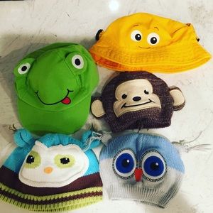 Baby 3-12months hats bundle