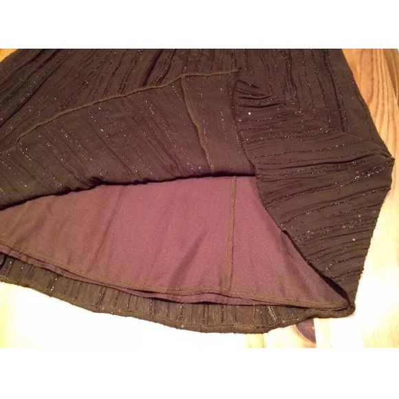 ELEGANT NEEDLE EMBELLISHED SKIRT Women's S - Picture 4 of 4