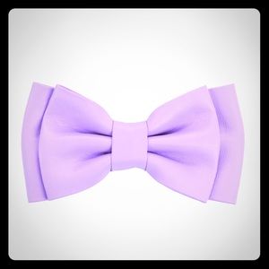 🎀Purple Leather Bow🦄