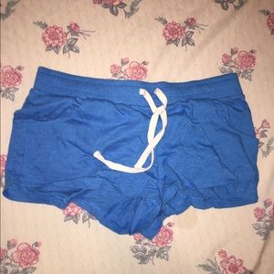 Blue shorts
