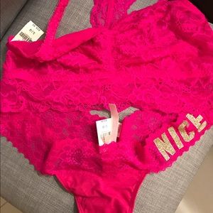 Victoria's Secret brand new bralette & panties