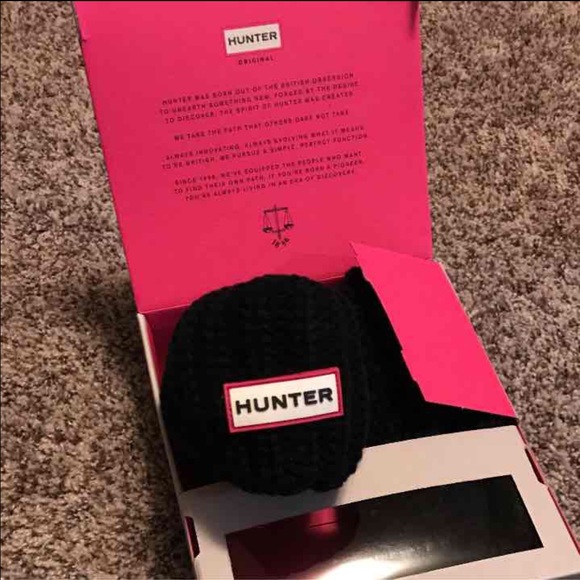 Hunter rain boot socks M Black