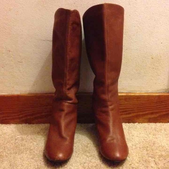 Steve Madden Iriss cognac boots
